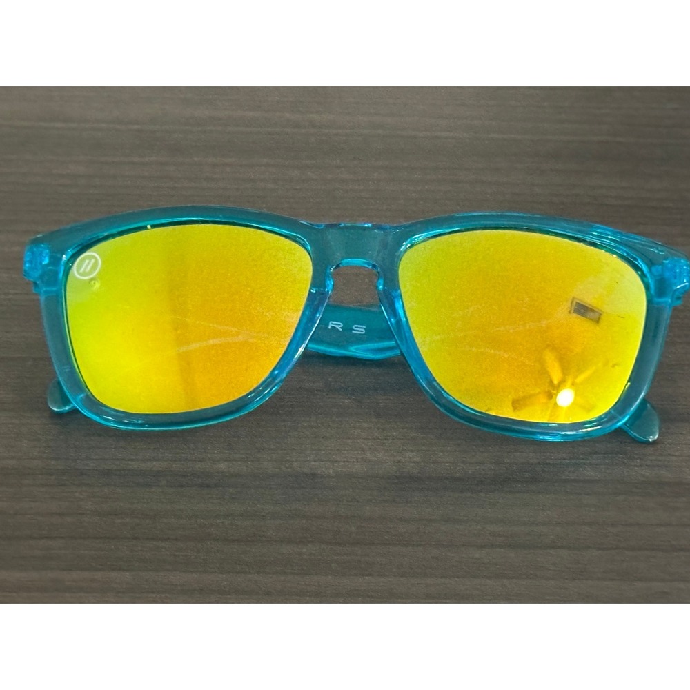Blenders Eyewear Aqua Lounge Blue Mirrored Polarized Sunglasses
